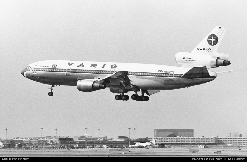 Aircraft Photo of PP-VMA | McDonnell Douglas DC-10-30 | Varig | AirHistory.net #109753
