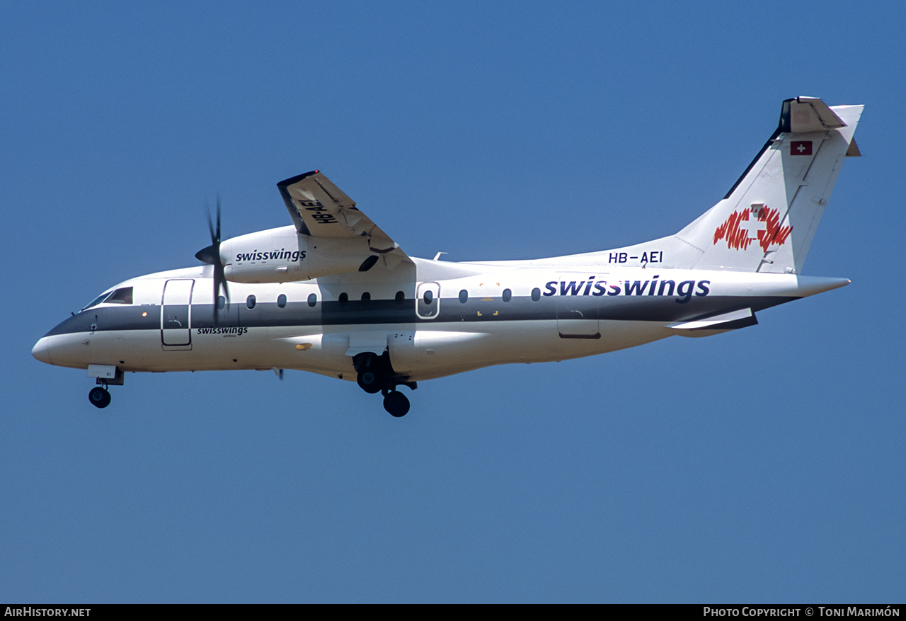 Aircraft Photo of HB-AEI | Dornier 328-110 | Swisswings | AirHistory.net #109821