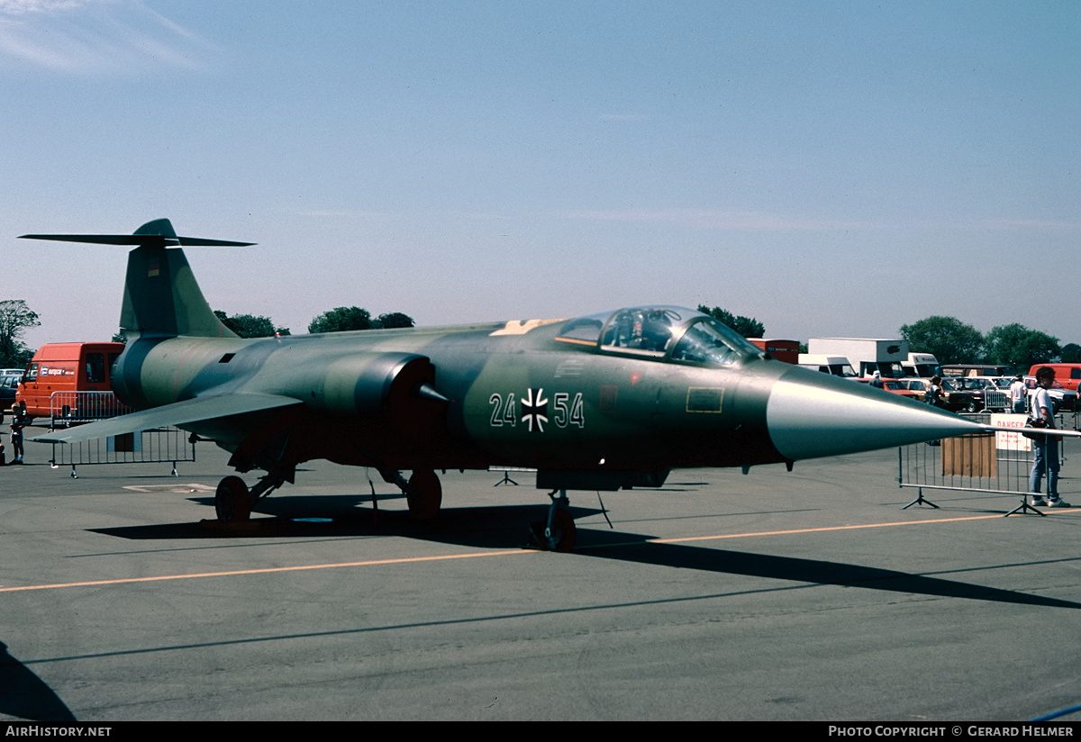 Aircraft Photo of 2454 | Lockheed F-104G Starfighter | Germany - Air Force | AirHistory.net #109852