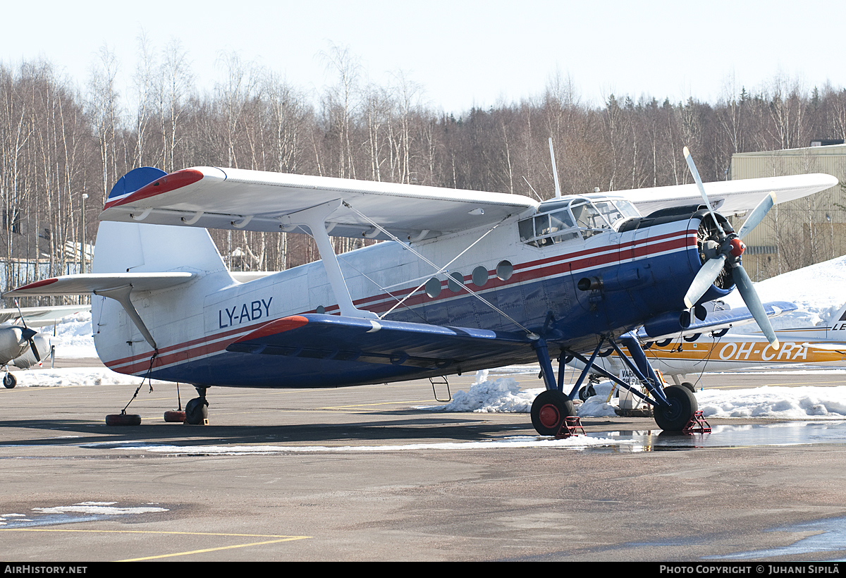 Aircraft Photo of LY-ABY | Antonov An-2TP | AirHistory.net #109868