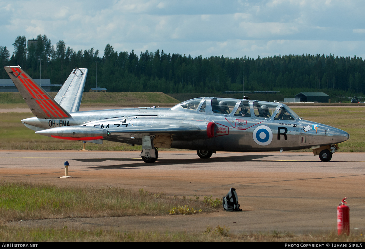 Aircraft Photo of OH-FMA / FM-37 | Fouga CM-170R Magister | Finland - Air Force | AirHistory.net #109914