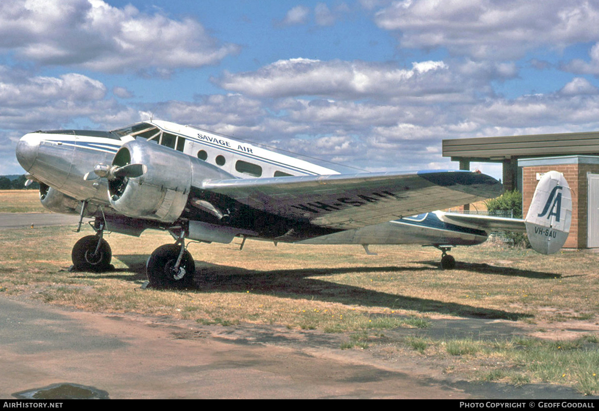 Aircraft Photo of VH-SAU | Beech D18S | Savage Air | AirHistory.net #109920