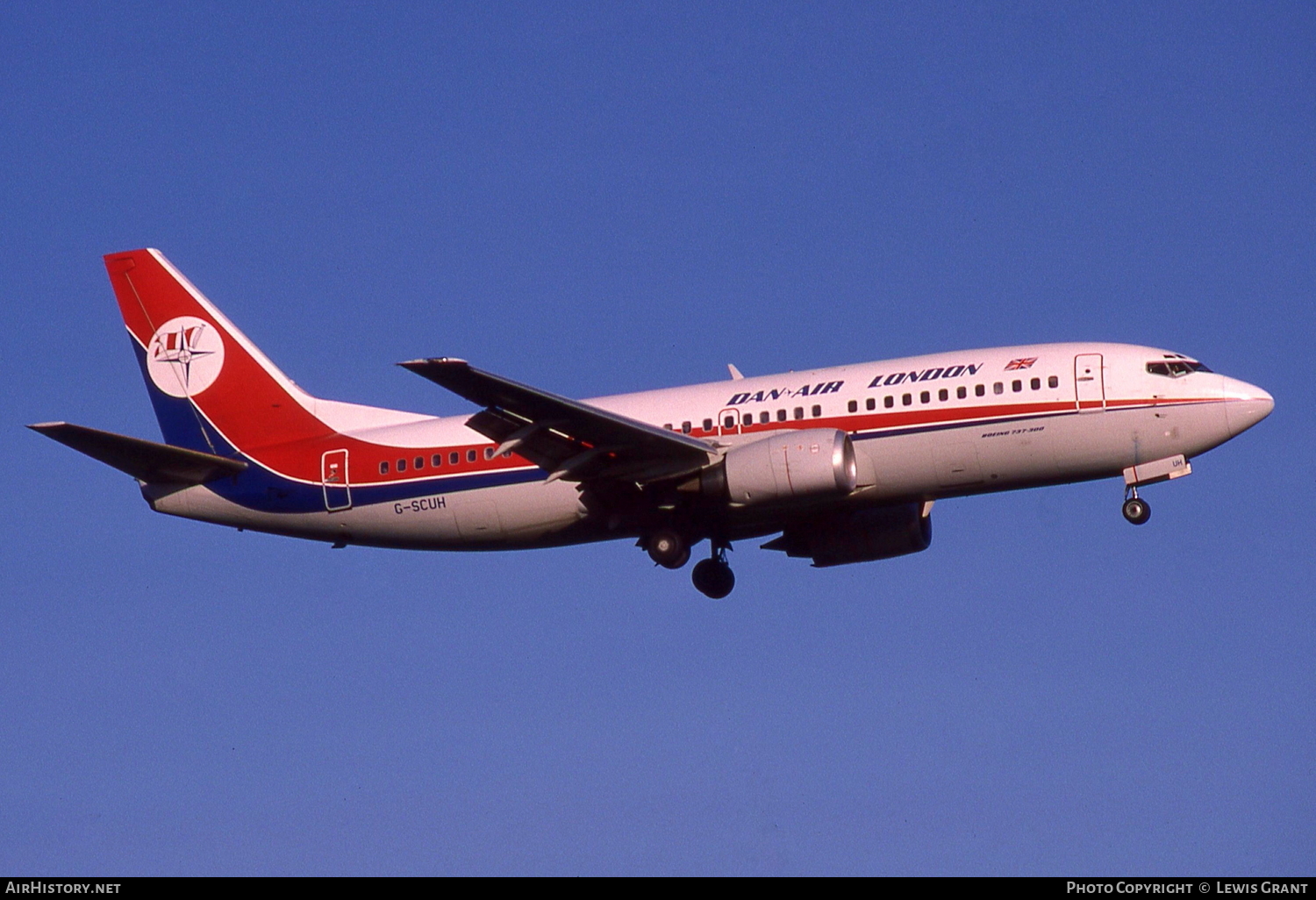 Aircraft Photo of G-SCUH | Boeing 737-3Q8 | Dan-Air London | AirHistory.net #109938