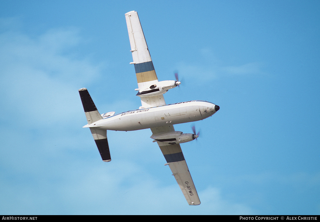 Aircraft Photo of G-APWG | Handley Page HPR-7 Herald 201 | British United Airways - BUA | AirHistory.net #109940