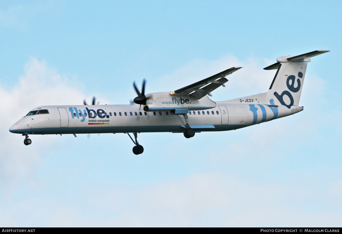 Aircraft Photo of G-JEDV | Bombardier DHC-8-402 Dash 8 | Flybe - British European | AirHistory.net #109951