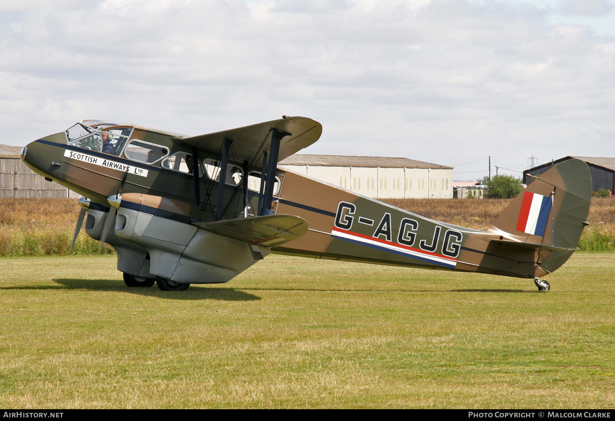 Aircraft Photo of G-AGJG | De Havilland D.H. 89A Dragon Rapide | Scottish Airways | AirHistory.net #109960