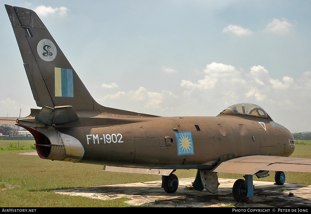 Aircraft Photo of FM-1902 | Commonwealth CA-27 Sabre Mk32 | Malaysia - Air Force | AirHistory.net #109969