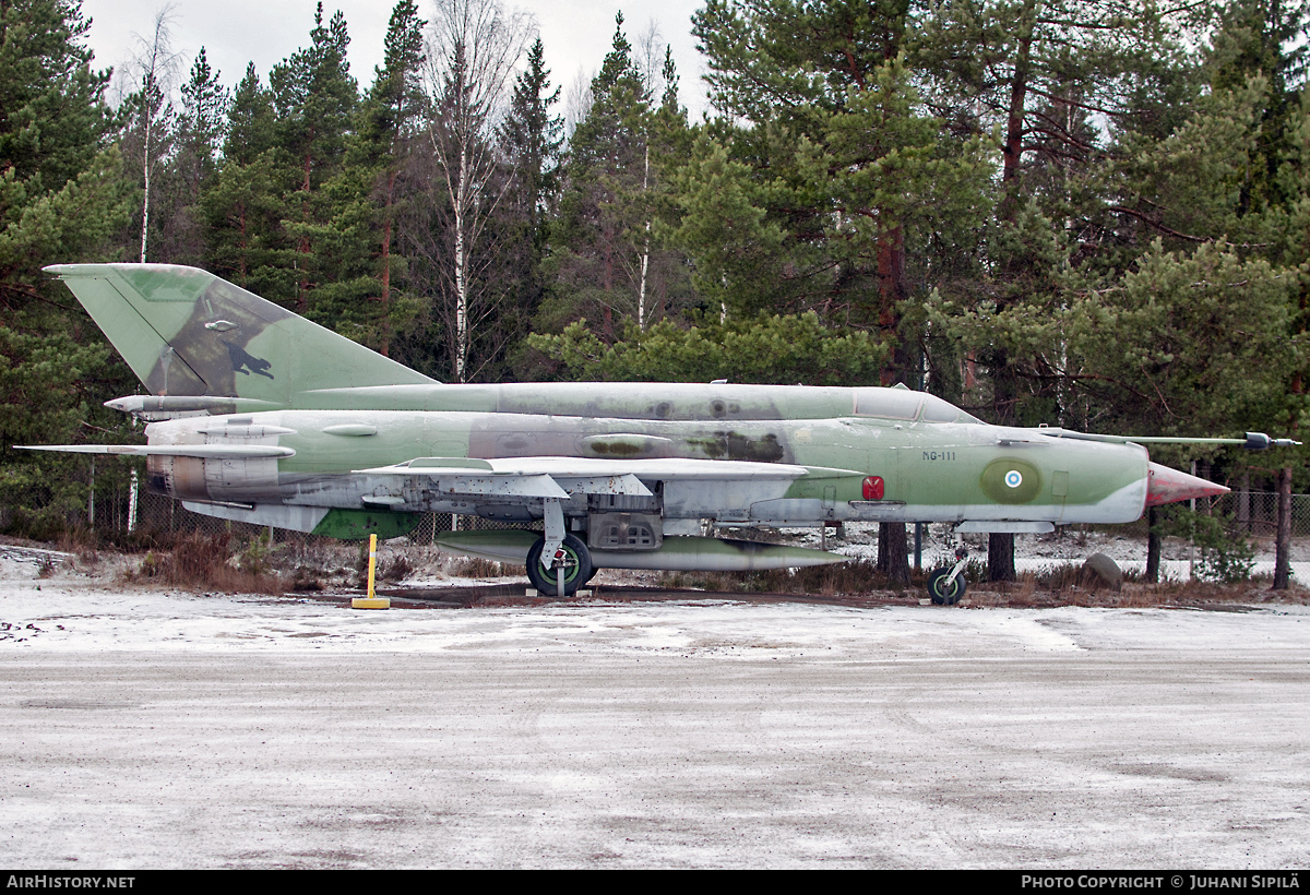 Aircraft Photo of MG-111 | Mikoyan-Gurevich MiG-21bis | Finland - Air Force | AirHistory.net #109986