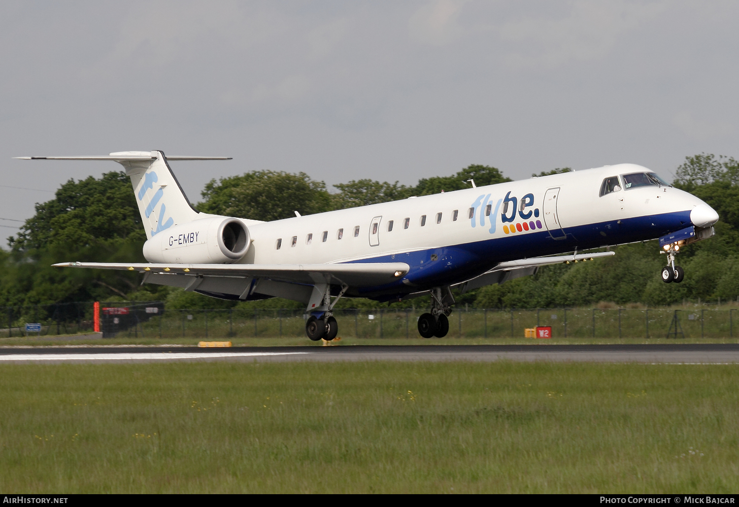 Aircraft Photo of G-EMBY | Embraer ERJ-145EU (EMB-145EU) | Flybe | AirHistory.net #109989