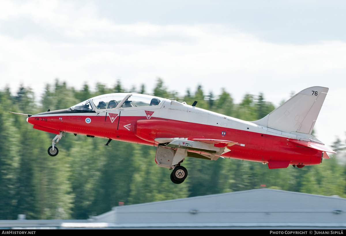 Aircraft Photo of HW-376 | British Aerospace Hawk 66 | Finland - Air Force | AirHistory.net #109991