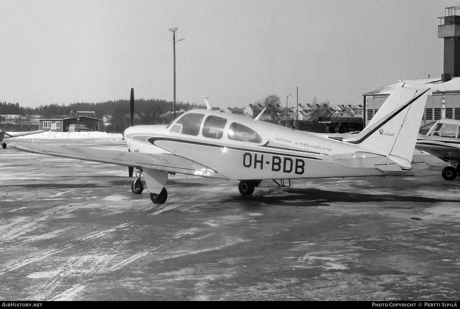 Aircraft Photo of OH-BDB | Beech C33 Debonair | Aeron Ilmailuopisto | AirHistory.net #110006