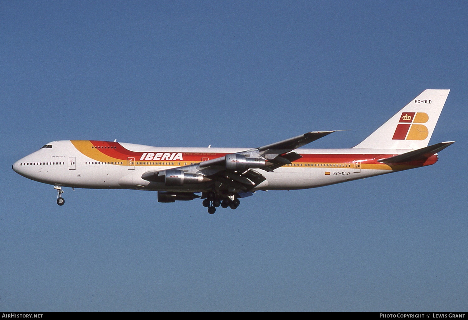 Aircraft Photo of EC-DLD | Boeing 747-256B(M) | Iberia | AirHistory.net #110026