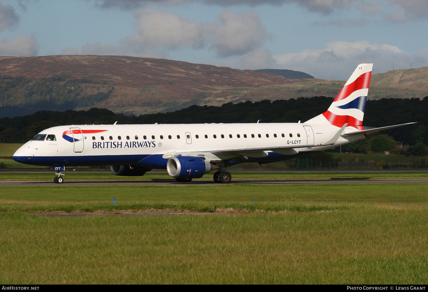 Aircraft Photo of G-LCYT | Embraer 190SR (ERJ-190-100SR) | British Airways | AirHistory.net #110074