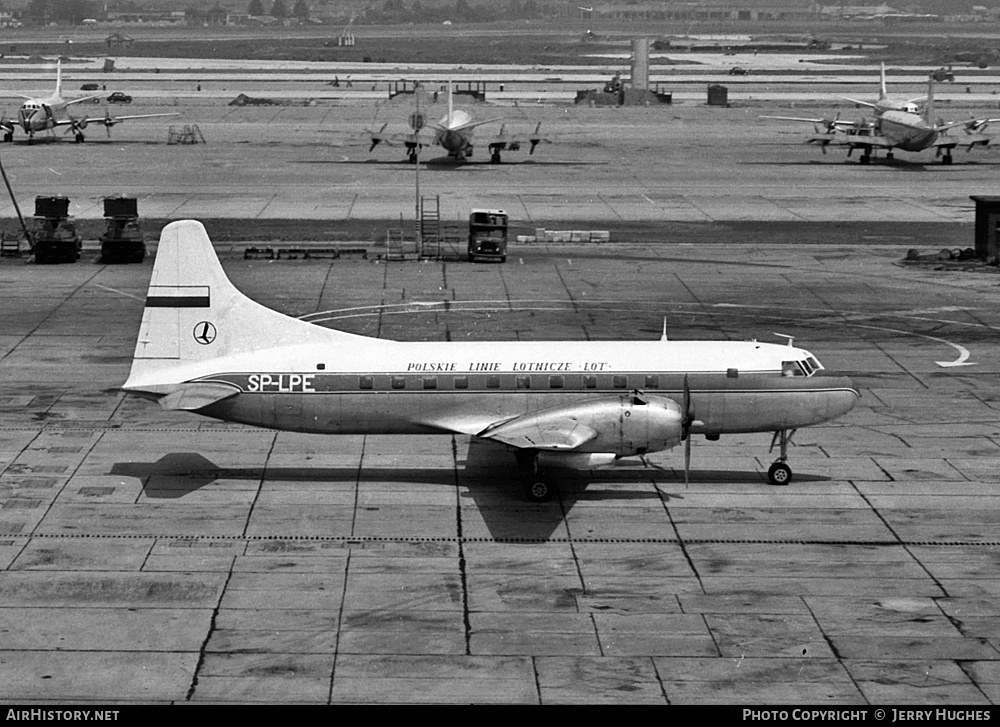 Aircraft Photo of SP-LPE | Convair 240-4 | LOT Polish Airlines - Polskie Linie Lotnicze | AirHistory.net #110093