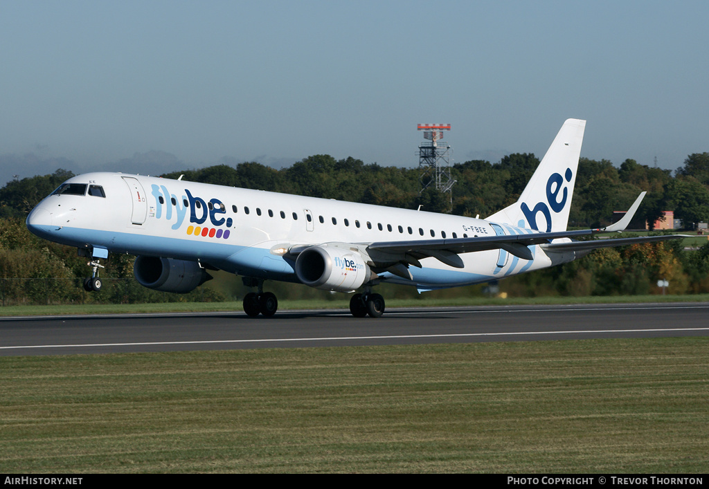 Aircraft Photo of G-FBEE | Embraer 195LR (ERJ-190-200LR) | Flybe | AirHistory.net #110116