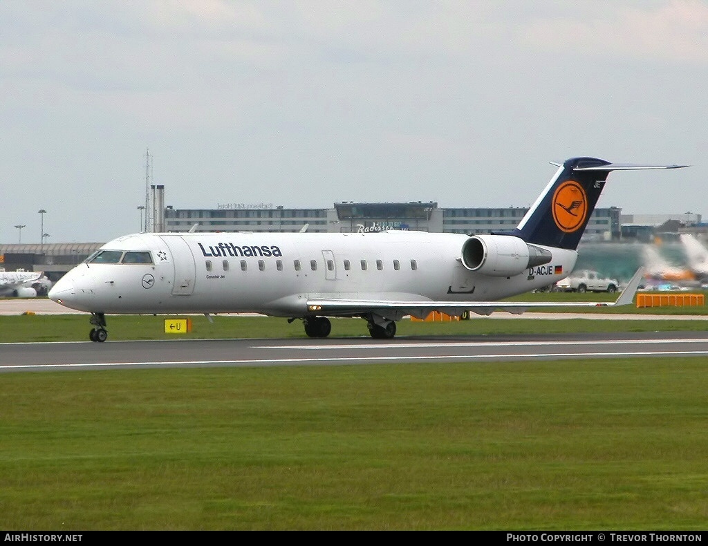 Aircraft Photo of D-ACJE | Bombardier CRJ-100LR (CL-600-2B19) | Lufthansa | AirHistory.net #110117