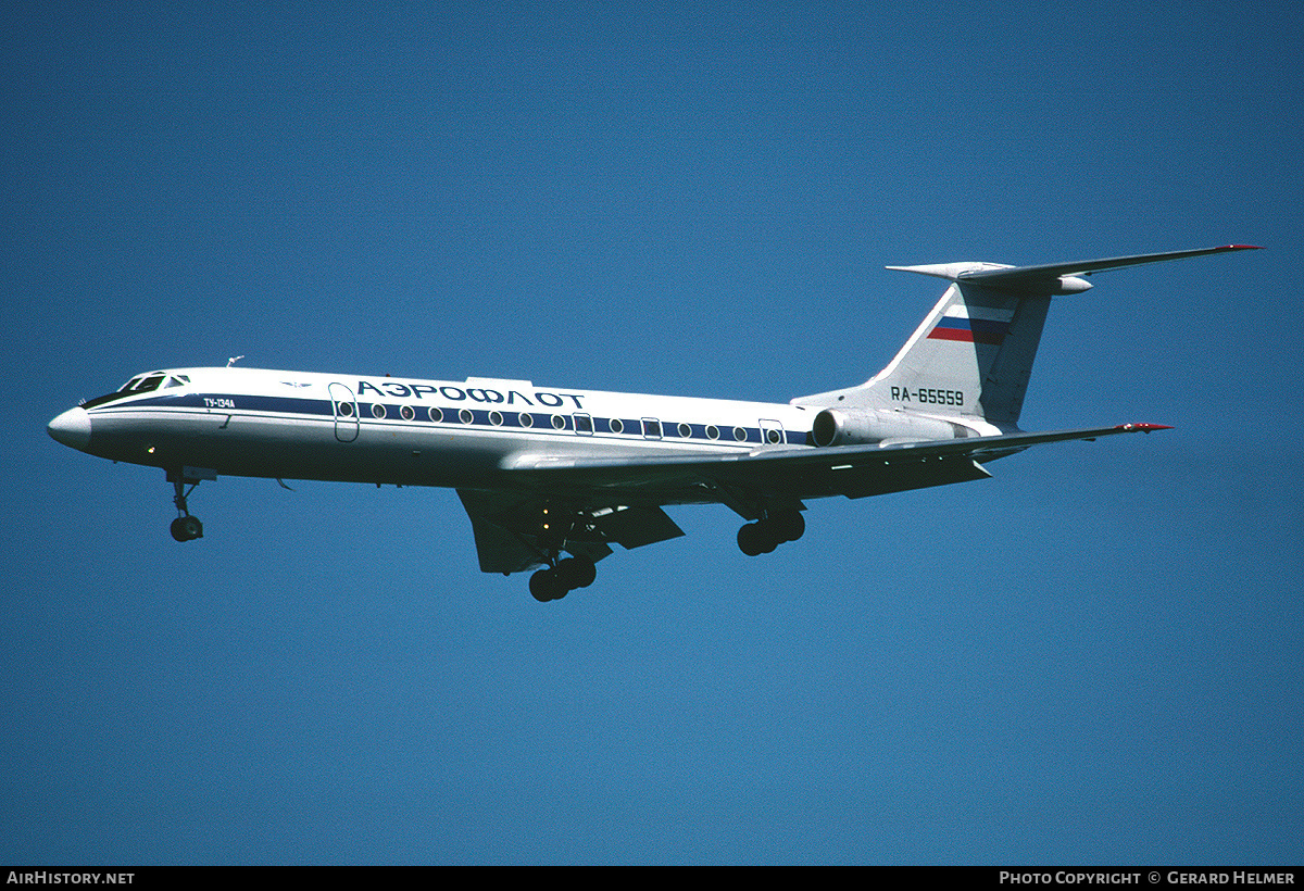 Aircraft Photo of RA-65559 | Tupolev Tu-134AK | Aeroflot | AirHistory.net #110153