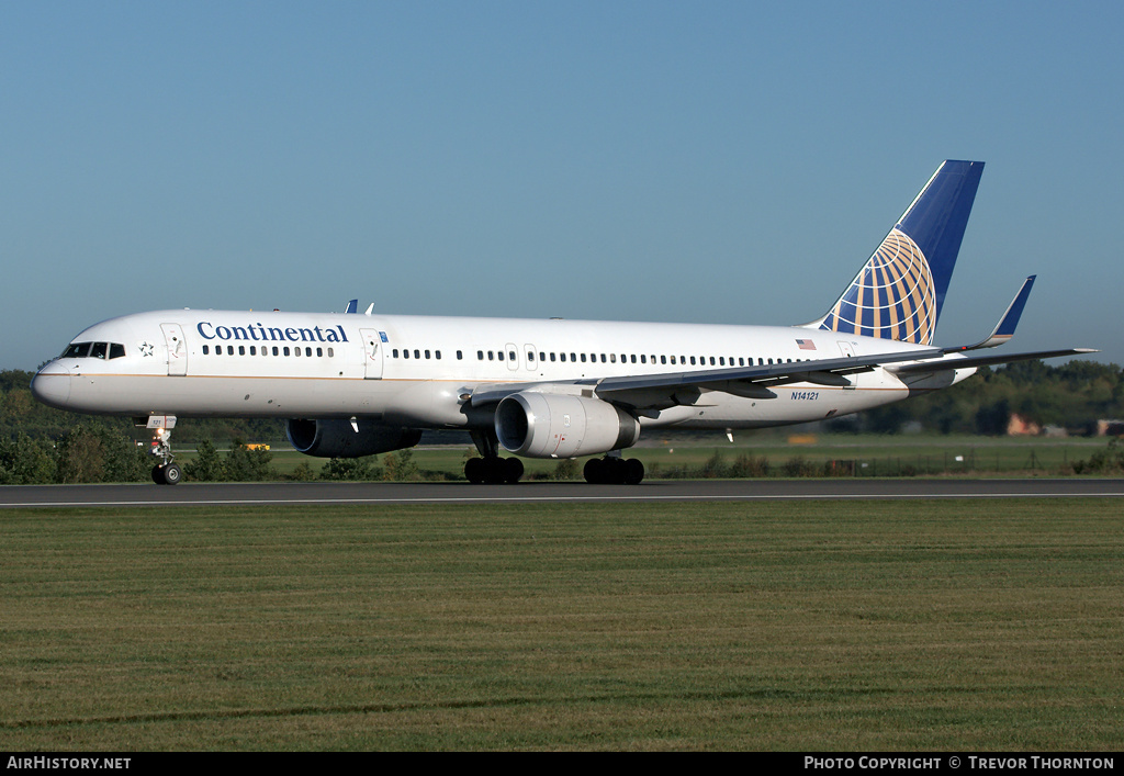 Aircraft Photo of N14121 | Boeing 757-224 | Continental Airlines | AirHistory.net #110160