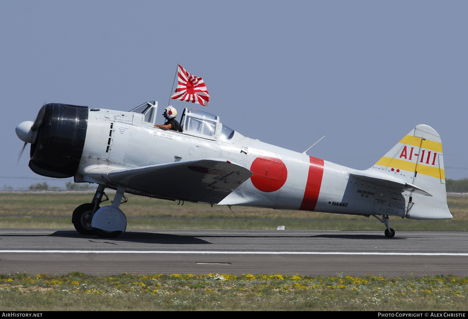 Aircraft Photo of N4447 / AI-111 | North American T-6 / A6M Zero (mod) | Commemorative Air Force | Japan - Navy | AirHistory.net #110165