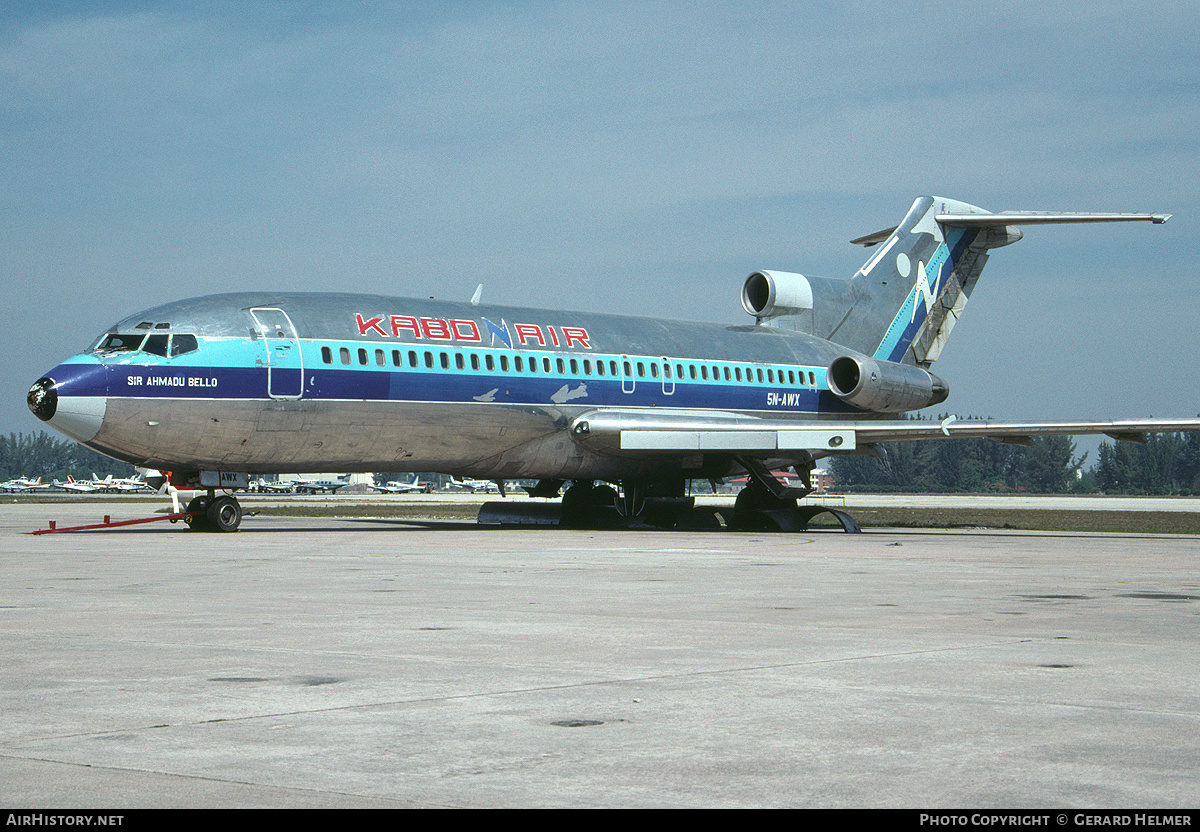 Aircraft Photo of 5N-AWX | Boeing 727-25 | Kabo Air | AirHistory.net #110171