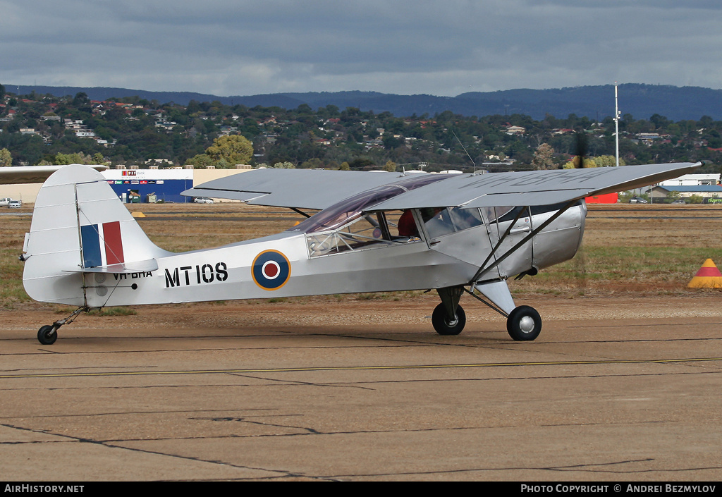 Aircraft Photo of VH-BHA / MT108 | Auster J Auster Mk5 Alpha | UK - Air Force | AirHistory.net #110181