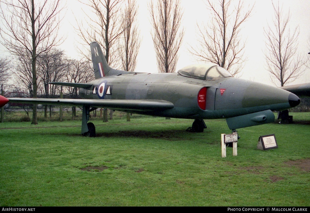 Aircraft Photo of WK277 | Supermarine Swift FR5 | UK - Air Force | AirHistory.net #110196