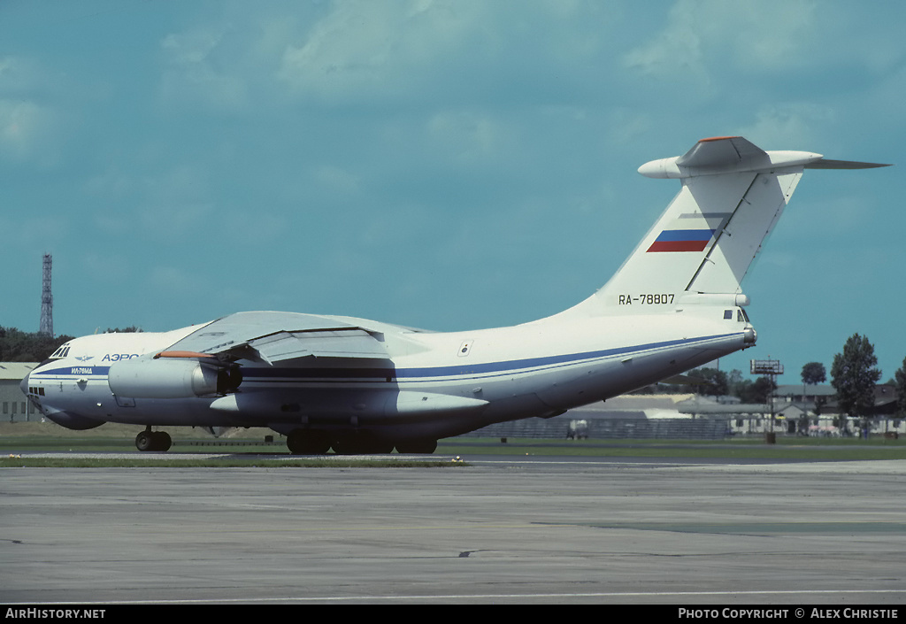 Aircraft Photo of RA-78807 | Ilyushin Il-76MD | Aeroflot | AirHistory.net #110234