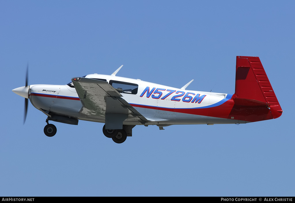 Aircraft Photo of N5726M | Mooney M-20J 201 | AirHistory.net #110240