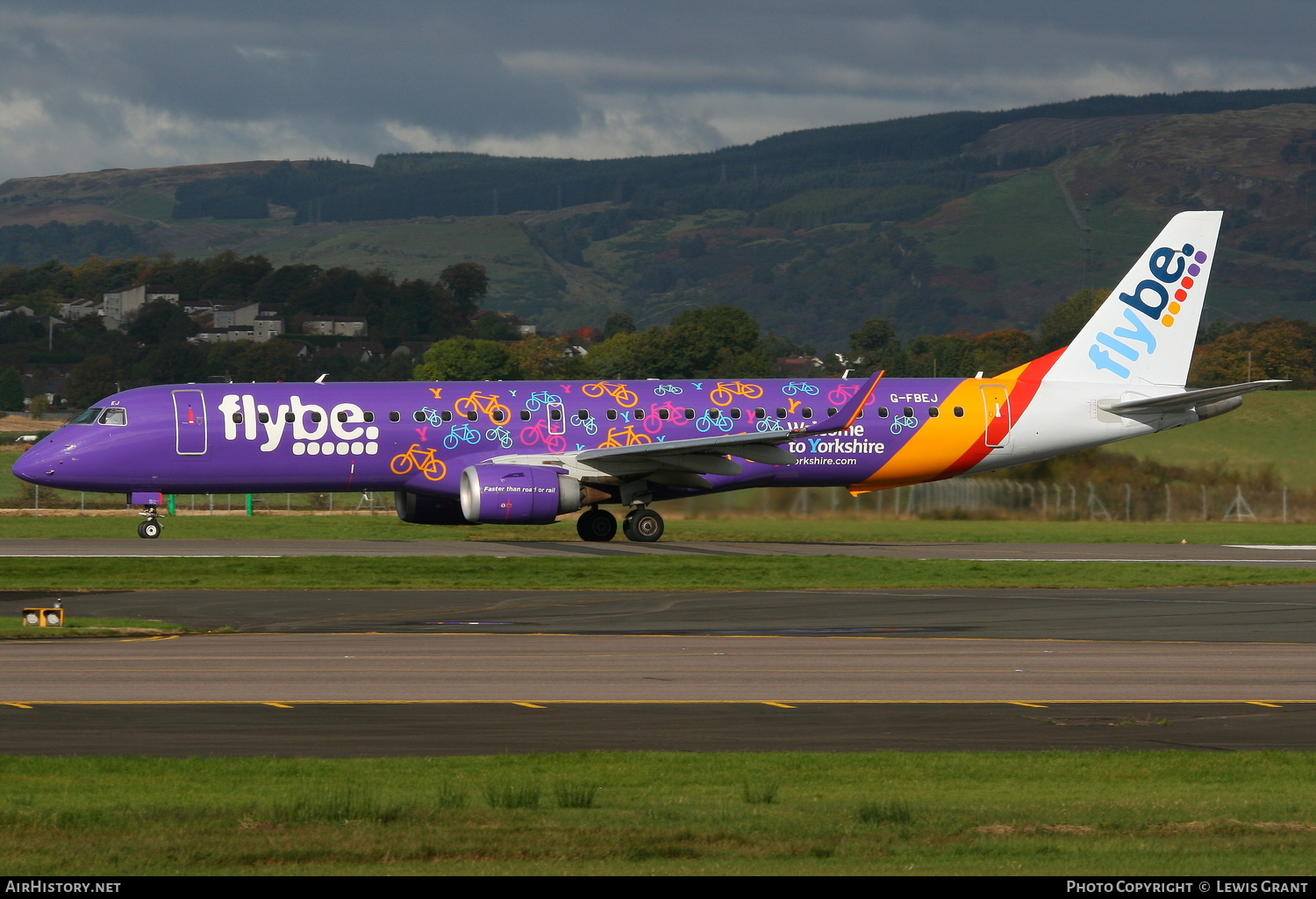 Aircraft Photo of G-FBEJ | Embraer 195LR (ERJ-190-200LR) | Flybe | AirHistory.net #110257