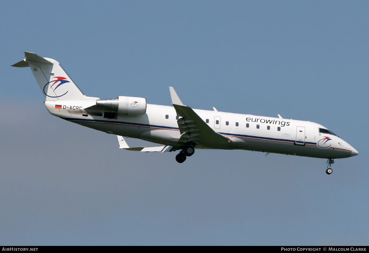 Aircraft Photo of D-ACRC | Bombardier CRJ-200ER (CL-600-2B19) | Eurowings | AirHistory.net #110267