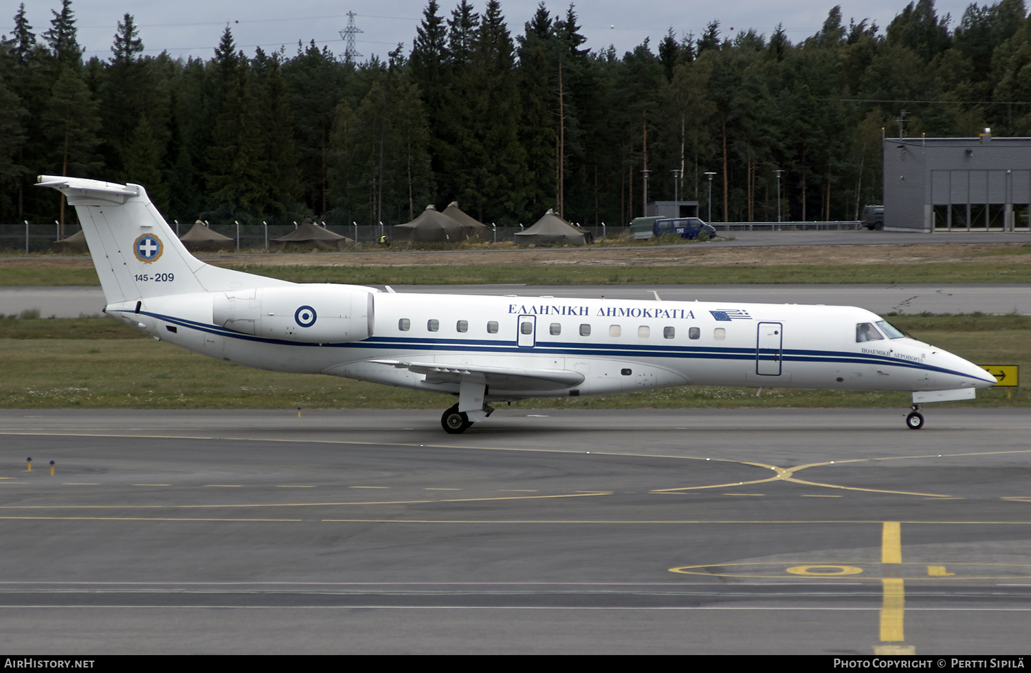 Aircraft Photo of 145-209 | Embraer ERJ-135LR (EMB-135LR) | Greece - Air Force | AirHistory.net #110312