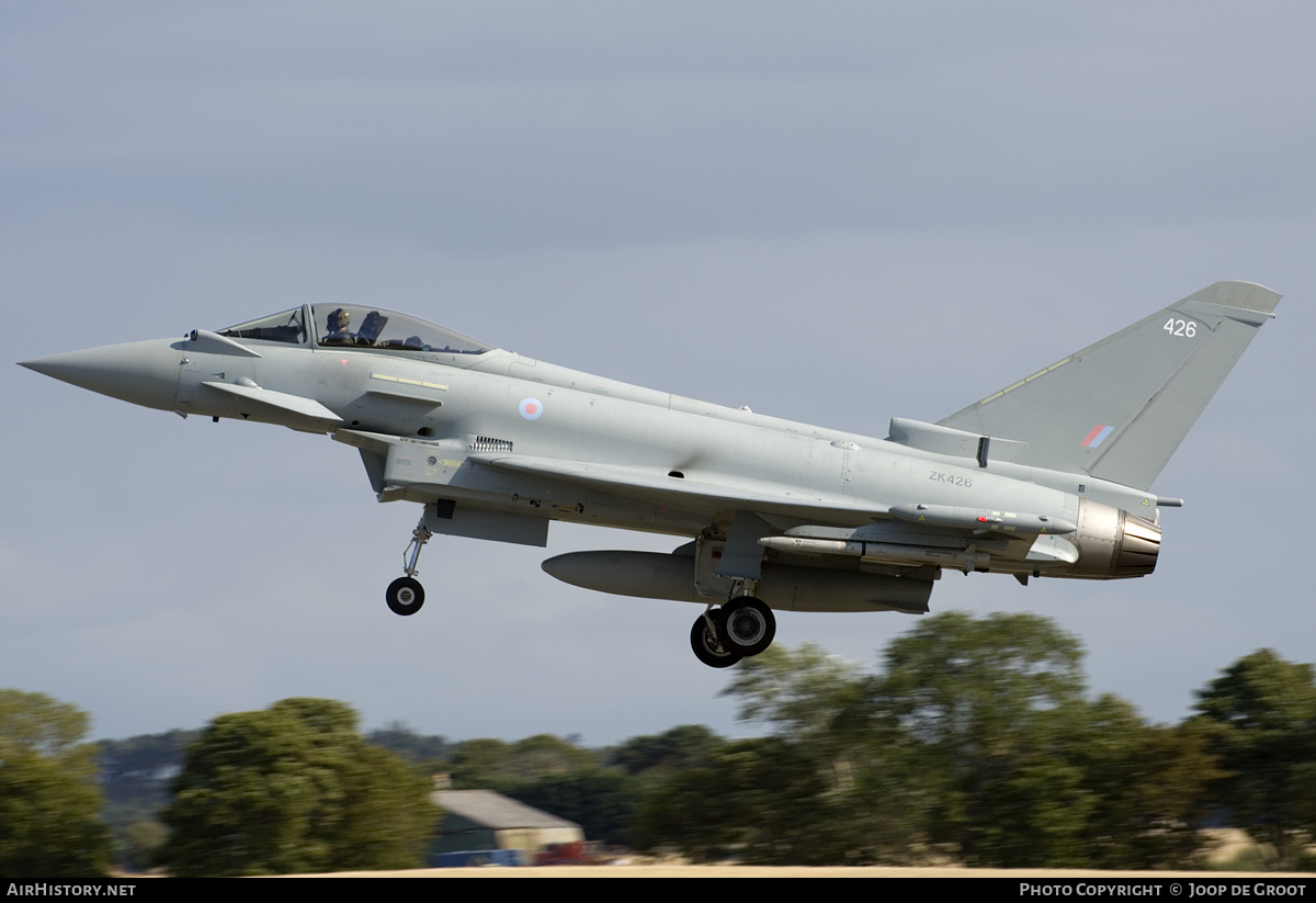 Aircraft Photo of ZK426 | Eurofighter EF-2000 Typhoon FGR4 | UK - Air Force | AirHistory.net #110332
