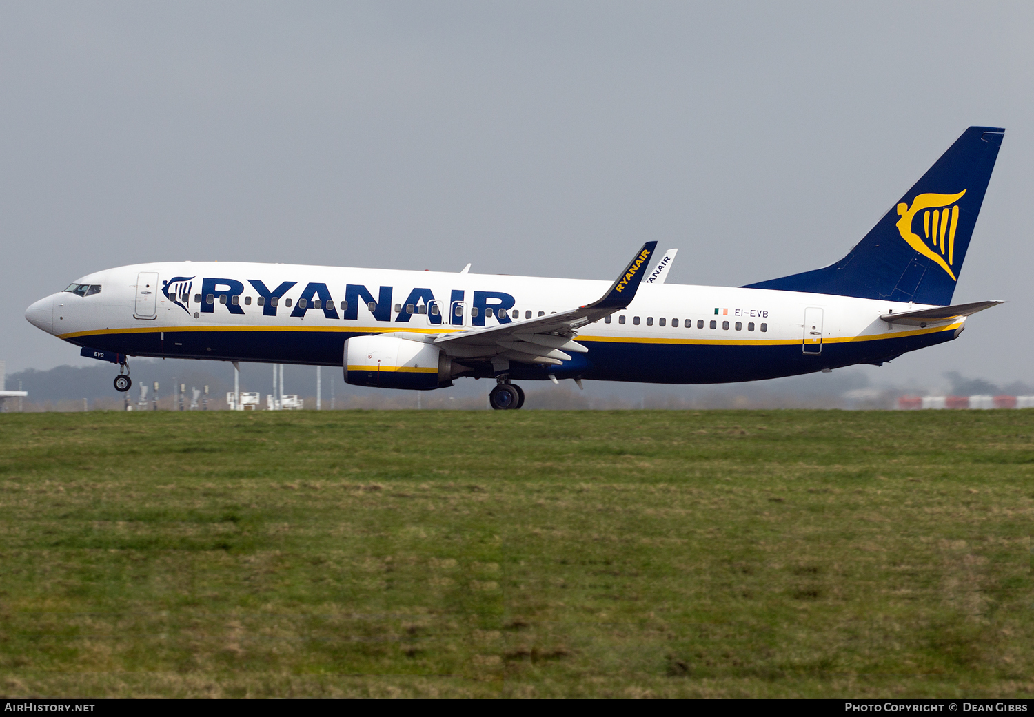Aircraft Photo of EI-EVB | Boeing 737-8AS | Ryanair | AirHistory.net #110341