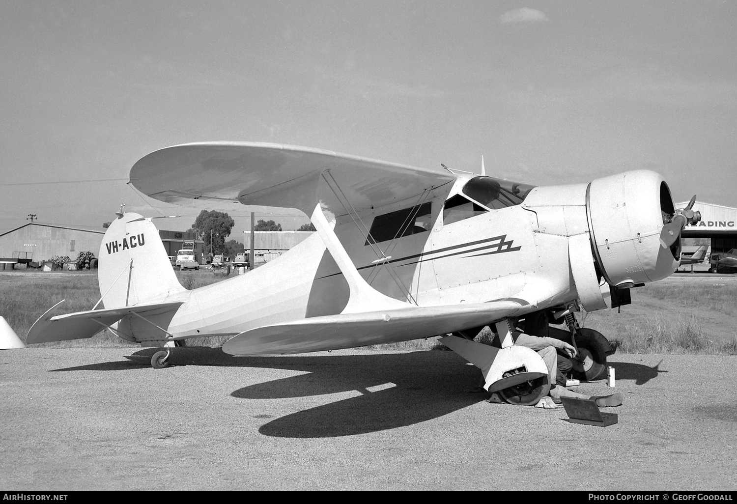 Aircraft Photo of VH-ACU | Beech F17D | AirHistory.net #110371