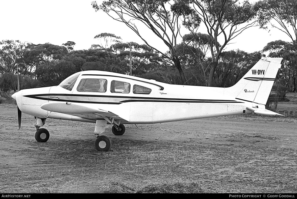Aircraft Photo of VH-DYV | Beech A23A Musketeer Custom III | AirHistory.net #110380