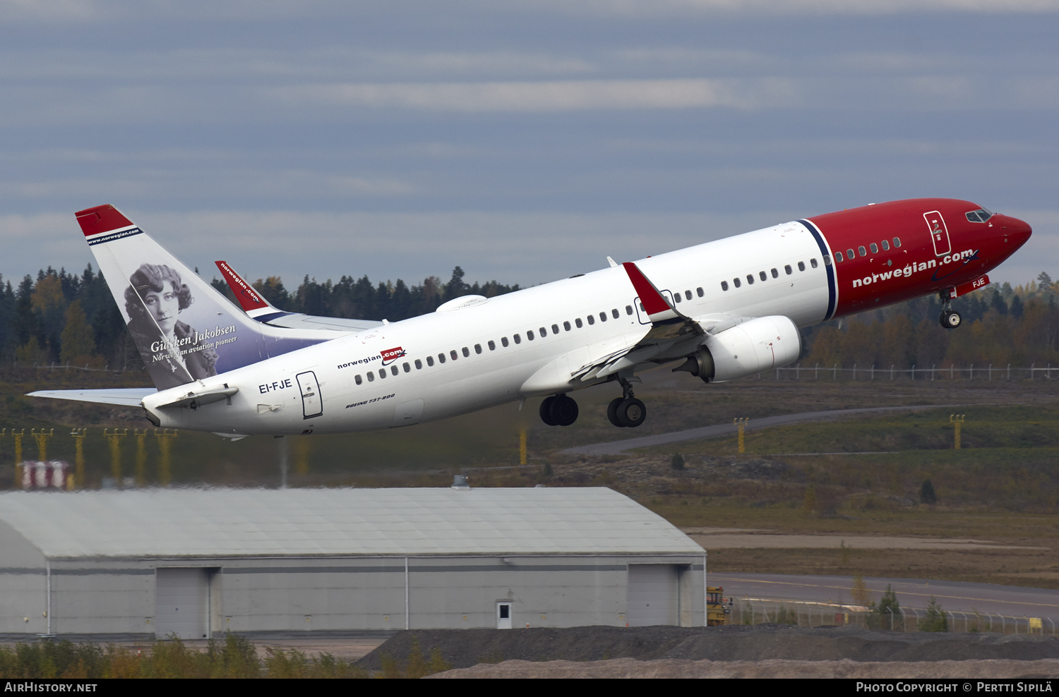 Aircraft Photo of EI-FJE | Boeing 737-8JP | Norwegian | AirHistory.net #110396