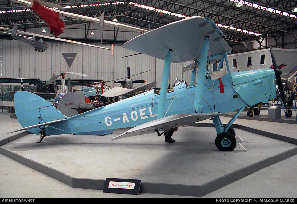 Aircraft Photo of G-AOEL | De Havilland D.H. 82A Tiger Moth II | AirHistory.net #110421