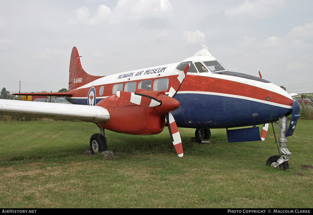 Aircraft Photo of G-AHRI | De Havilland D.H. 104 Dove 1B | Newark Air Museum | AirHistory.net #110422