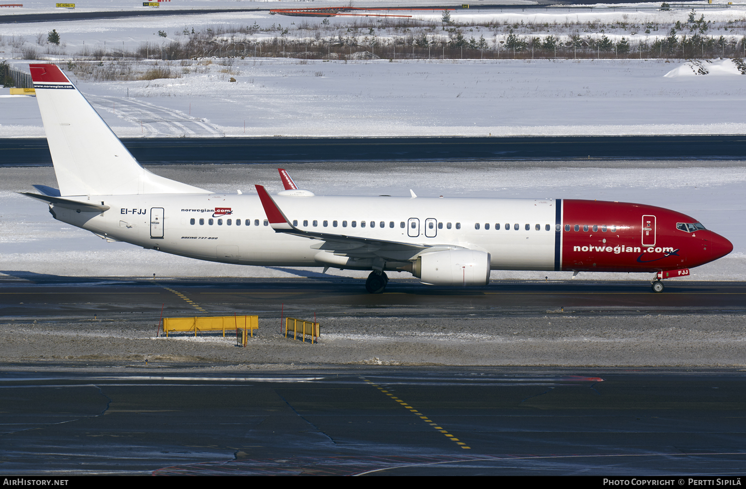 Aircraft Photo of EI-FJJ | Boeing 737-8JP | Norwegian | AirHistory.net #110442