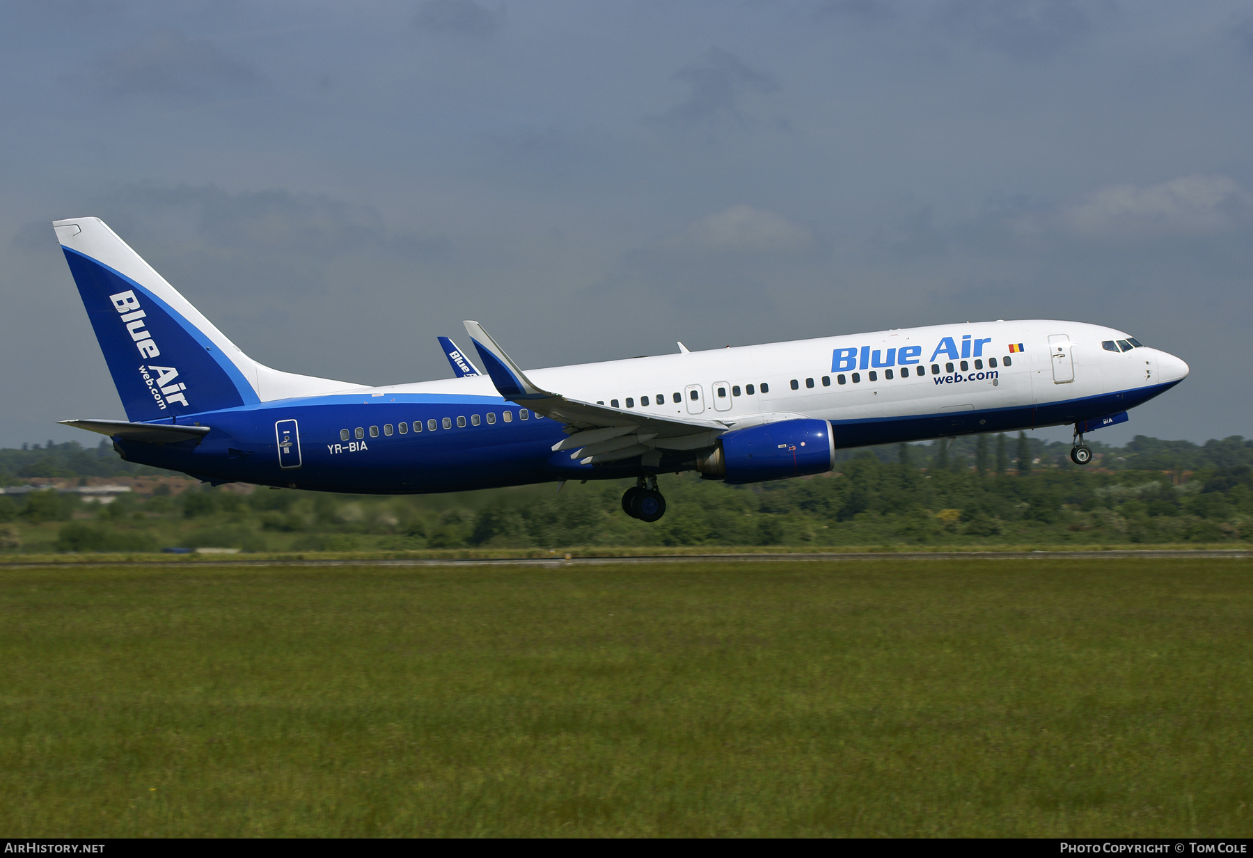 Aircraft Photo of YR-BIA | Boeing 737-8AS | Blue Air | AirHistory.net #110450