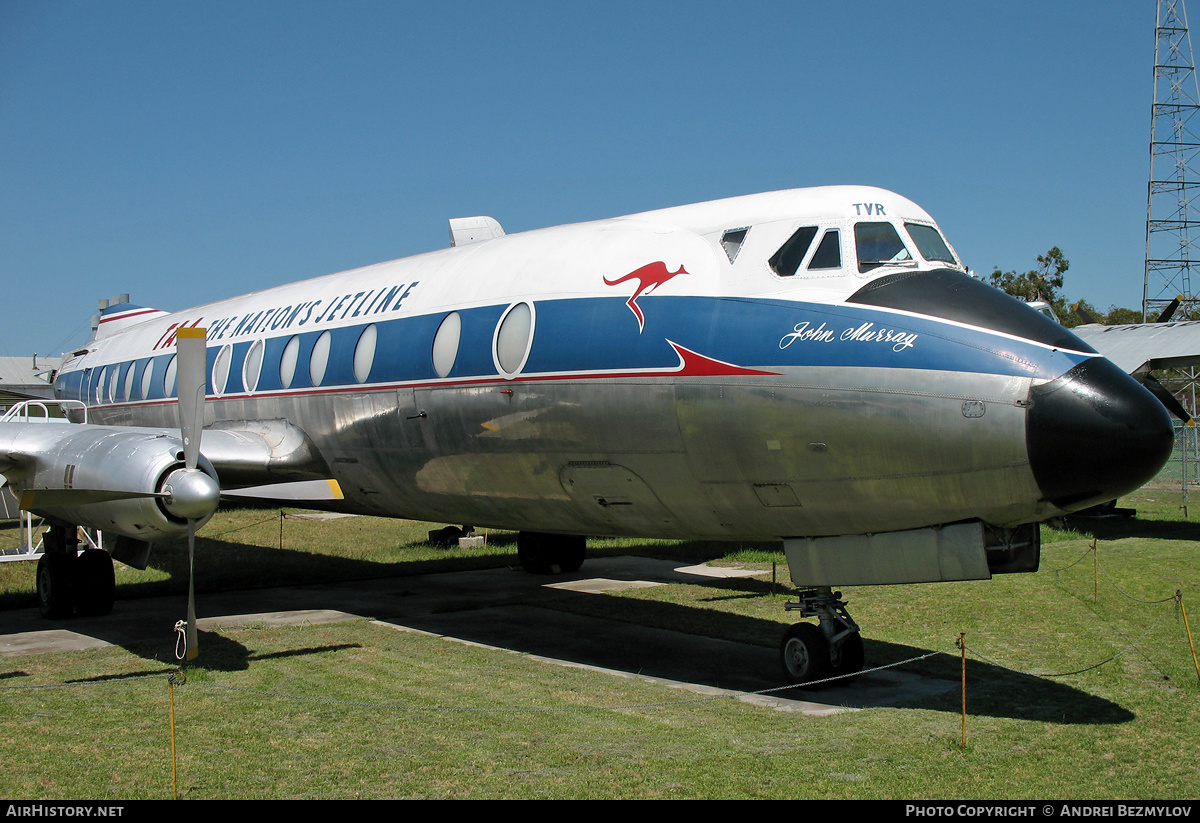 Aircraft Photo of VH-TVR | Vickers 818 Viscount | Trans-Australia Airlines - TAA | AirHistory.net #110458