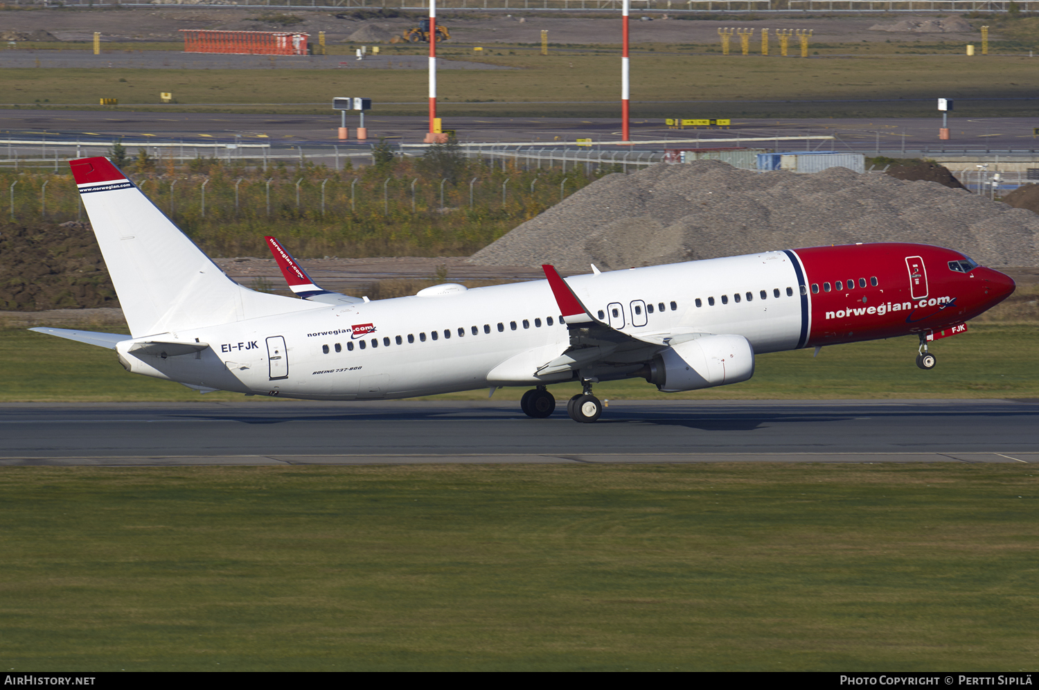 Aircraft Photo of EI-FJK | Boeing 737-8JP | Norwegian | AirHistory.net #110462