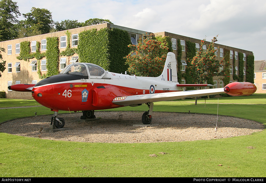 Aircraft Photo of XN589 | Hunting P.84 Jet Provost T3A | UK - Air Force | AirHistory.net #110467