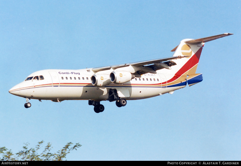 Aircraft Photo of D-AJET | British Aerospace BAe-146-200 | Conti-Flug | AirHistory.net #110507