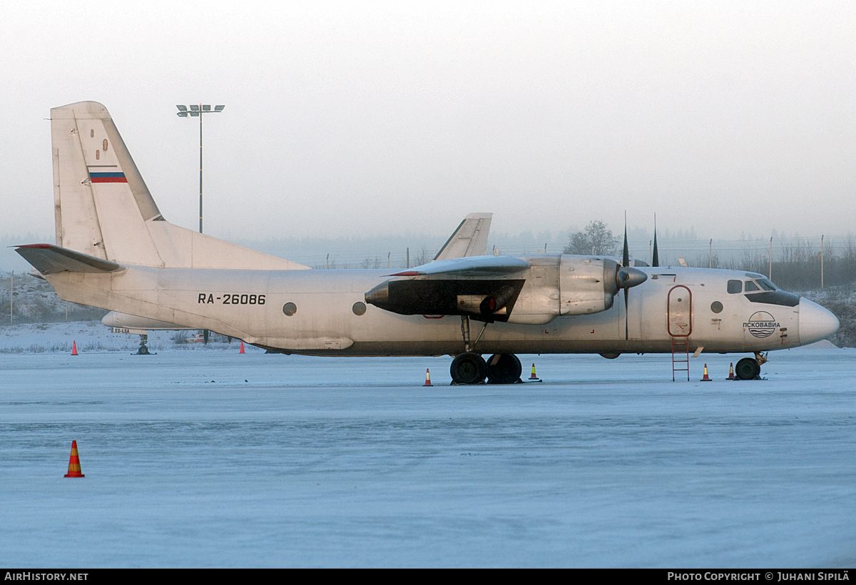 Aircraft Photo of RA-26086 | Antonov An-26B | Pskovavia | AirHistory.net #110521