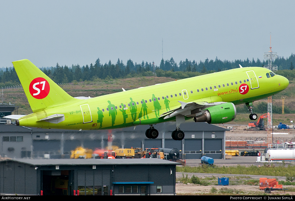 Aircraft Photo of VP-BHI | Airbus A319-114 | S7 Airlines | AirHistory.net #110526