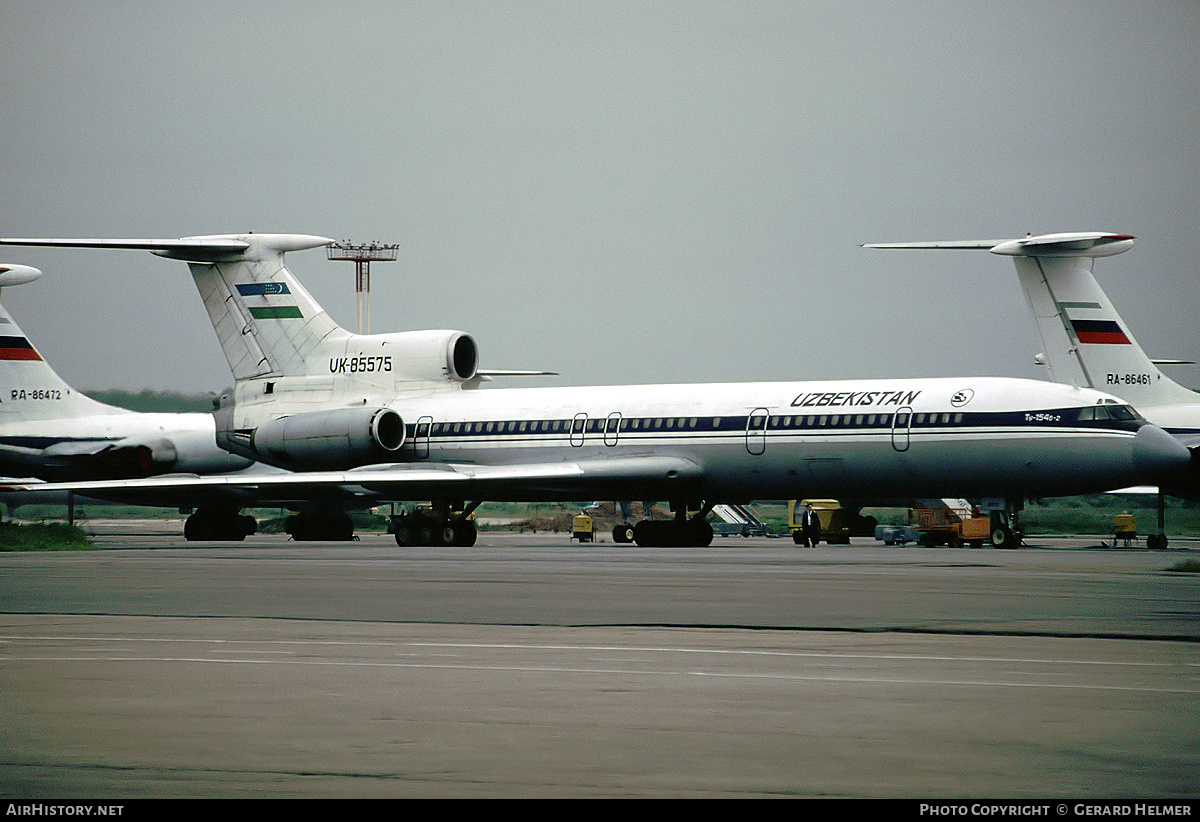 Aircraft Photo of UK-85575 | Tupolev Tu-154B-2 | Uzbekistan Airways | AirHistory.net #110528