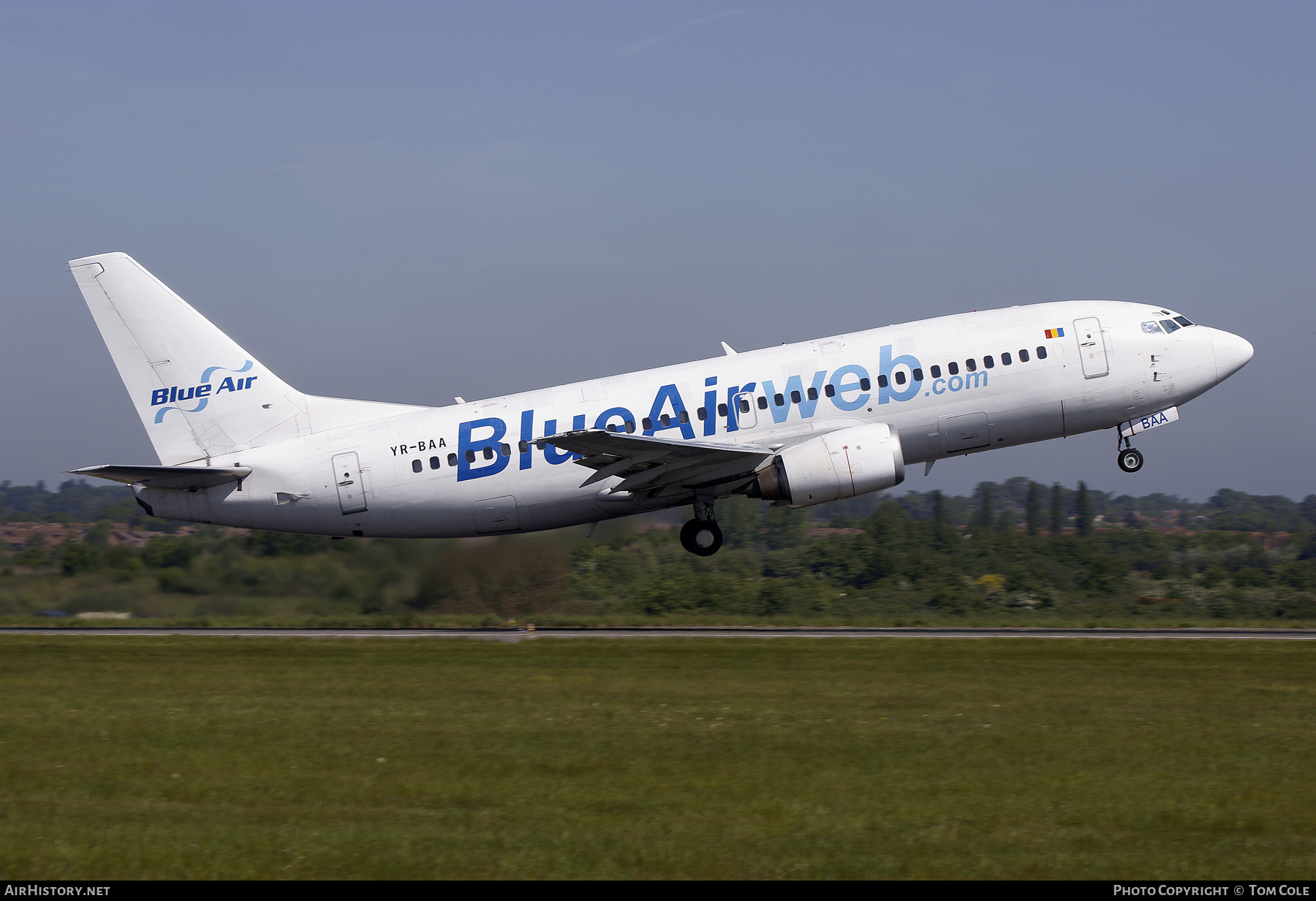 Aircraft Photo of YR-BAA | Boeing 737-33A | Blue Air | AirHistory.net #110537