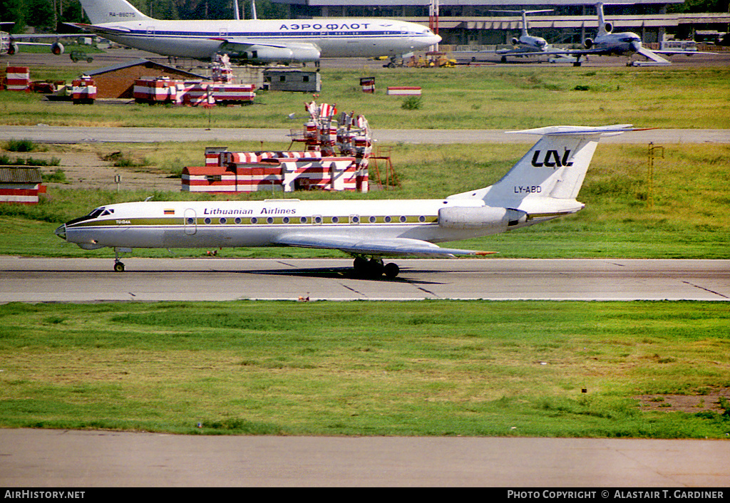 Aircraft Photo of LY-ABD | Tupolev Tu-134A | Lithuanian Airlines | AirHistory.net #110559