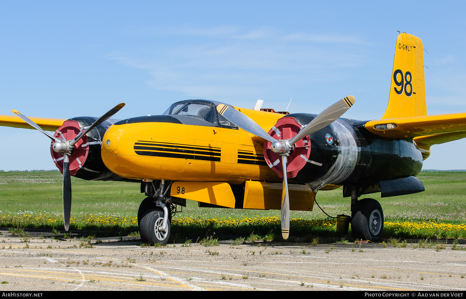 Aircraft Photo of C-GWLT | Douglas B-26/AT Invader | Air Spray | AirHistory.net #110574